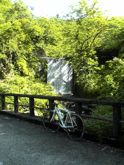鋸山への林道